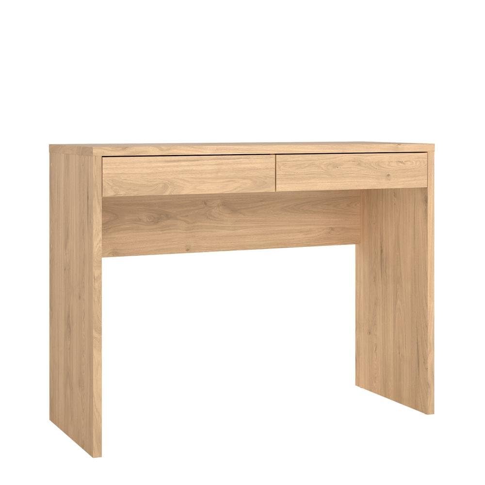 Brown Wood Desk With Drawers,  - Home Office Work Table recension och pris