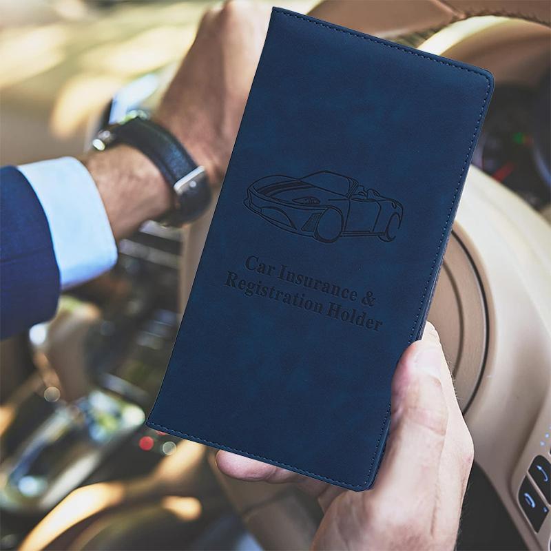 Car Registration And Insurance - Document Holder Stand recension och pris
