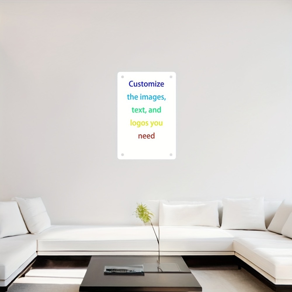 Custom Metal Sign 8x12in, Pers - Home Office Logo recension och pris