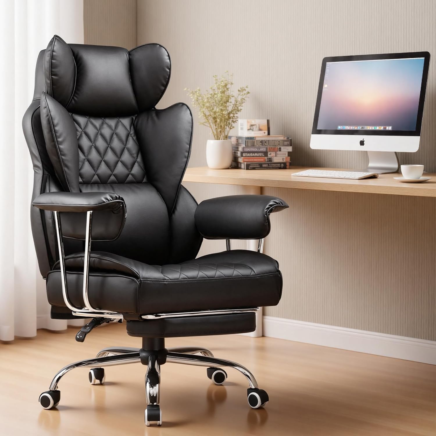 Big and Tall Office Chair with - Ergonomic Office Chair recension och pris